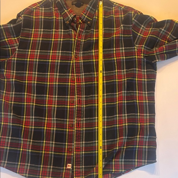 Lands' End Men's Multicolor Plaid Shirt - Picture 5 of 8